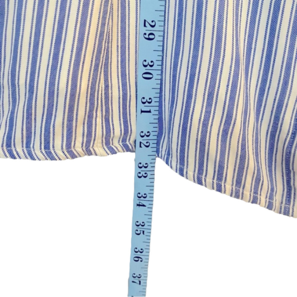 AMERICAN EAGLE Tank Dress Tie Back Sleeveless Stripe Blue/White Women Size XS - Picture 10 of 13